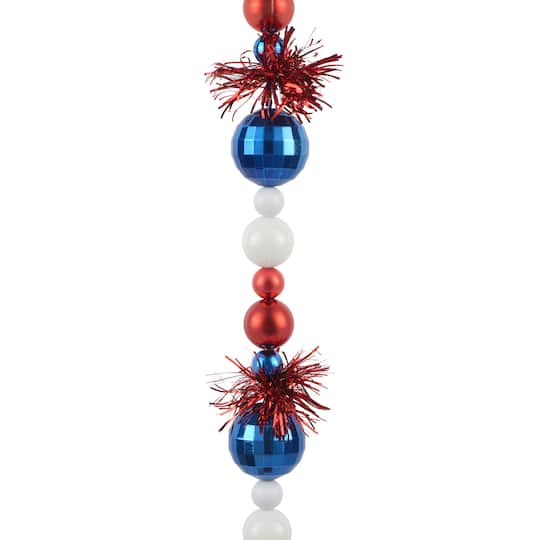 6ft. Tinsel Ball Garland by Celebrate It&#x2122;